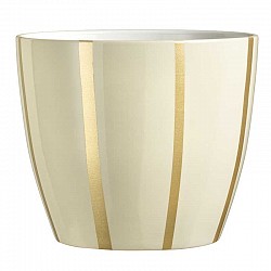10 CREMA BIANCO VASO TERRACOTTA EST.D.20 H.18 CM INT.D19H.17