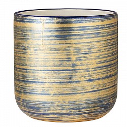 13 BLU CASPO ANDREA CERAMICA  D.20.5 H. 20 CM. TANZANITE