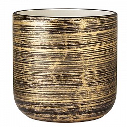 16 NERO CASPO ANDREA CERAMICA  D.20.5 H. 20 CM. TANZANITE