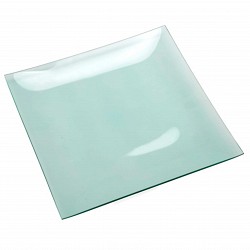 TIFFANY  PIATTO QUADRATO CM. 15X15X15  LUSTRATO