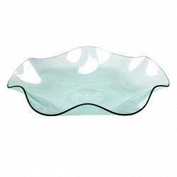 TIFFANY CENTROTAVOLA ONDULATO DM. 19.5 CM LUSTRATO