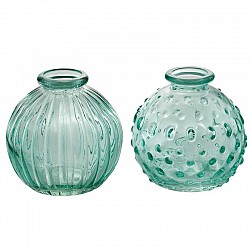 TIFFANY BOTTIGLIE TONDE MIX IN 2 DESIGN D. 8.5 H. 8.2 CM LUS