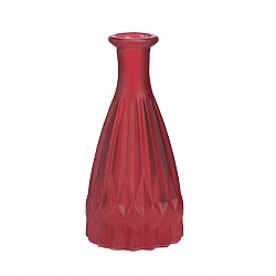 RUBINO BOTTIGLIA D. 7 H. 14,5 CM SATINATO NEUTRO
