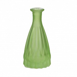 VERDE MELA BOTTIGLIA D. 7 H. 14,5 CM SATINATO NEUTRO