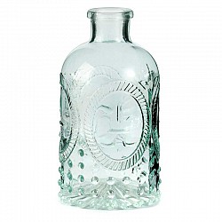 TIFFANY BOTTIGLIA  CON DIS.A. RILIEVO DM. 6 H.12.5 CM LUSTRA