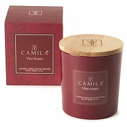 CAND.200GR D.9 H.9 CM BORDEAUX FRAG. VINO ROSSO 35ORE CIRCA