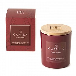 CAND.140GR D.7.5 H.8 CM BORDEAUX FRAG. VINO ROSSO 28ORE CIRC