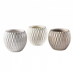 BIANCO -PANNA-G.TORTORA SFERA CERAMICA EST.CM 16 H 14 INT.12,5X H.13