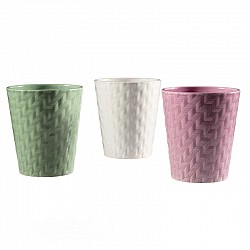 BIANCO-V.SALVIA-ORCHIDEA CERAMICA EST D.12.8 H 14.2 CM INT.D 11.5 H.13.5