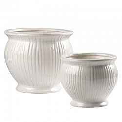 BIANCO SET CERAM EST.CM 20,5 X H.17,8+15,5 X  H.13,3 INT 17X H17+12,5XH 12