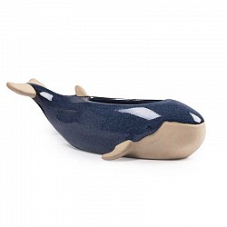 BLU VASO CERAMICA EST.CM. 29,6 X 12,6 X H. 9,2 INT. 11X6 X.H.5