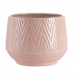 ROSA VASO CERAMICA  EST D.12 H.10 CM INT.D.9 H.9 CM