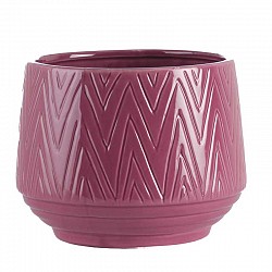 PRUGNA VASO CERAMICA  EST D.15 H.12.5  CM INT.D.12 H.11.5 CM
