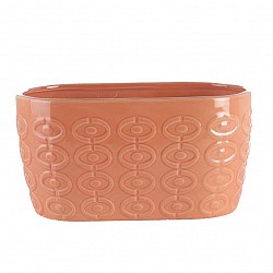 PESCA VASO CERAMICA  EST 26 X15 H.12.7 CM INT.23X12 H.11.5 C