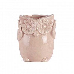 ROSA VASO CERAMICA  EST D.8.5  H.9.5  CM INT.D.6 H.5 CM