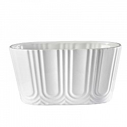 BIANCO VASO  CERAMICA EST.25,2 X 12,9 X H.12,1 INT.23,5X12XH.11