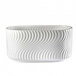 BIANCO VASO  CERAMICA EST.25,2 X 12,9 X H.12,1 INT.23,5X12XH.11