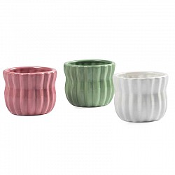 BIANCO-CIPRIA-V.SALVIA VASO CERAMICA EST. 7,8  X 7,8 X H 6,3 INT.7 X H 6