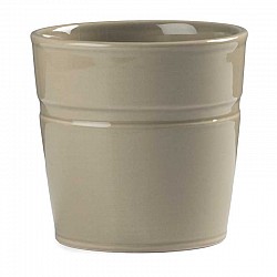 GRIGIO TORTORA VASO CERAMICA EST.CM.13 X 13 X H.12,5 INT.11,5 X H.11
