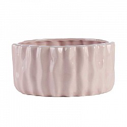 ROSA VASO CERAMICA  EST D.15.5 H.7.5 CM INT.D.14 H.6.5 CM