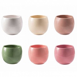 BCO-V.SALVIA-CIPRIA-ORCHID-PANNA-GTORTORA SFERA CER.EST.D 14 H.12.5 INT.11.5H.11