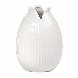 BIANCO VASO CERAMICA EST.CM.14,8 X H.23 INT.4,5XH.19