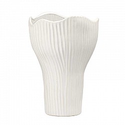 BIANCO VASO CERAMICA EST.CM. 18 X H 22,5 INT.16 X H.19