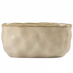 CREMA VASO CERAMICA EST.CM. 26,5 X 13 X H.11,7 INT.25X12X H.10