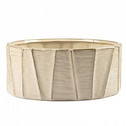 CREMA VASO CERAMICA EST.CM. 30 X 30 X H. 14 INT.28,5 X H. 12