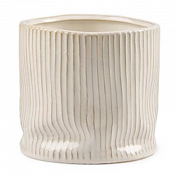 BIANCO VASO CERAMICA EST.CM.16,8 X 16,8 X H.16 INT.15 X.H.14,5