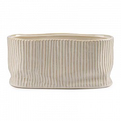 BIANCO VASO CERAMICA EST.CM. 26,7 X 12 X H.12 INT.25X11,5XH.11