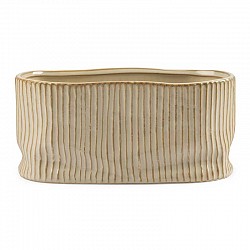 CREMA VASO CERAMICA EST.CM. 26,7 X 12 X H.12 INT.25X11,5XH.11