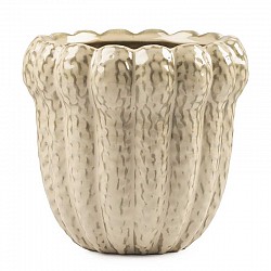 CREMA VASO CERAMICA EST.CM.18 X 18 X H.16,5 INT.13,5 X H.16
