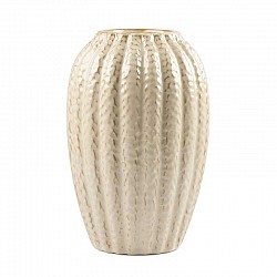 CREMA VASO CERAMICA EST.CM.19,5 X 19,5 X H.30,5 INT.9 X H.29