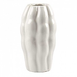 BIANCO VASO CERAMICA EST.CM 15 X 15 X H.27 INT.6,5XH.26