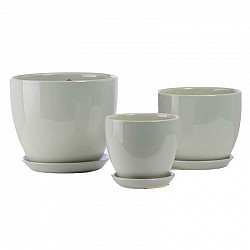 CARTA DA ZUCCHERO SET X 3 CERAMICAEST D23H18-D.18H16D14H14-I