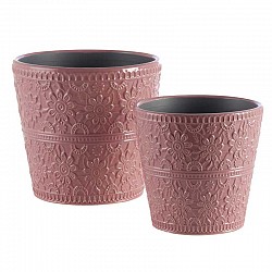 CIPRIA SET X2 TERRACOTTA  ESTD17.3CMH16INTD15.5H14.5 ESTDM13