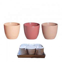 MELBA ROSA ANTICO ALBICOCCA CASPO CERAMICA  D.7 H.6 INT D6H