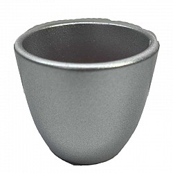 MET ARGENTO CASPO CERAMICA  D.7 H.6 INT D6H5