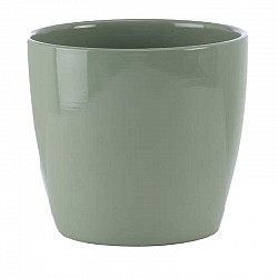 VERDE SALVIA VASO TERRACOTTA EST.D.28 H. 23 CM INT.DM.26 H.2