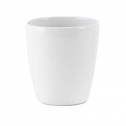 BIANCO VASO TERRACOTTA EST.D.10H11CMINT.D 9.5 H.10.5 CM