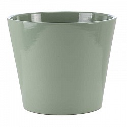 VERDE SALVIA VASO TERRACOTTA EST.D.24 H 20 CM.INT.D.23  H 19
