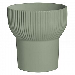 VERDE SCURO CASPO CERAMICA  AD IMBUTO  D.15H15 INT D13.5H14