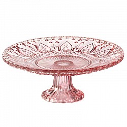 ROSA CENTROTAVOLA C/PIEDE DM.17.5 H.8 CM LUSTRATO
