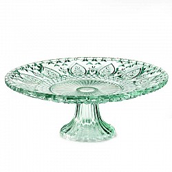 TIFFANY CENTROTAVOLA C/PIEDE DM.29.5  H.10.5 CM LUSTRATO