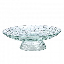 TIFFANY CENTROTAVOLA C/PIEDE DM.30 H.8.5 CM LUSTRATO
