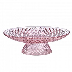 ROSA CENTROTAVOLA C/PIEDE DM.15 H.8 CM  LUSTRATO