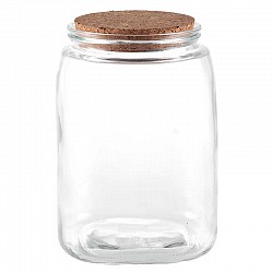 TERRARIUM CON TAPPO IN SUGHERO D.14.3 H 21