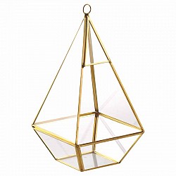 TERRARIUM PIRAMIDE BASE QUADRATA 11.5X11 H 24