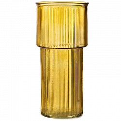 AMBRA VASO STRIPED D.11 H 24 LUSTRATO
